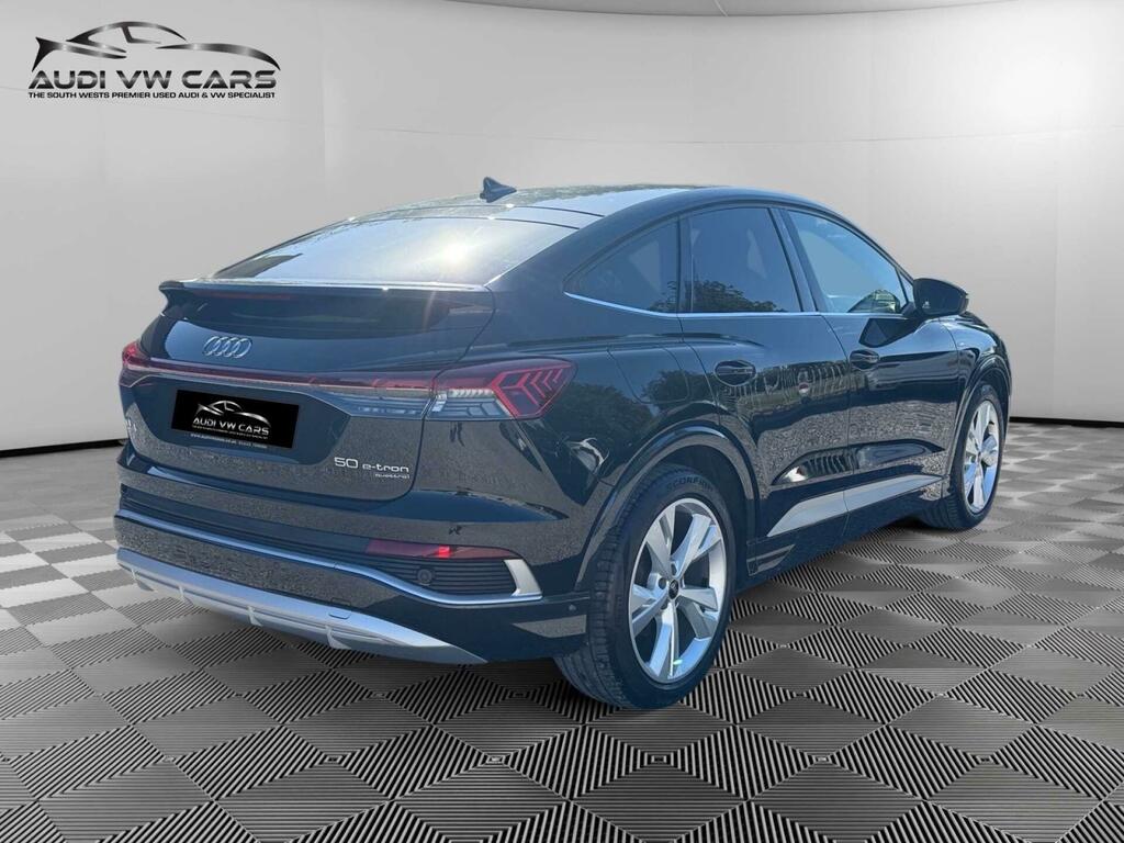 Audi Q4 E Tron 50 S Line Sportback Quattro 82Kwh Black #3