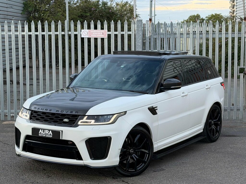 Land Rover Range Rover Sport 5.0 P575 V8 Svr 4Wd Euro 6 Ss White #6