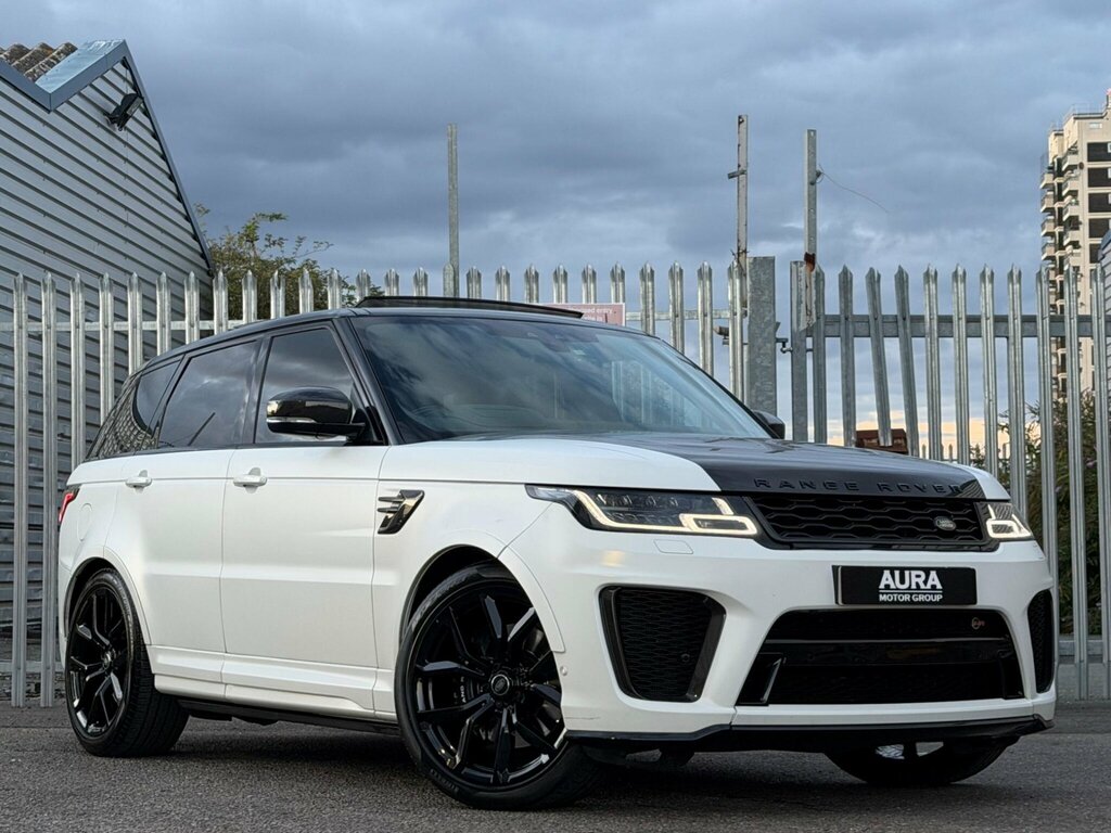 Land Rover Range Rover Sport 5.0 P575 V8 Svr 4Wd Euro 6 Ss White #2