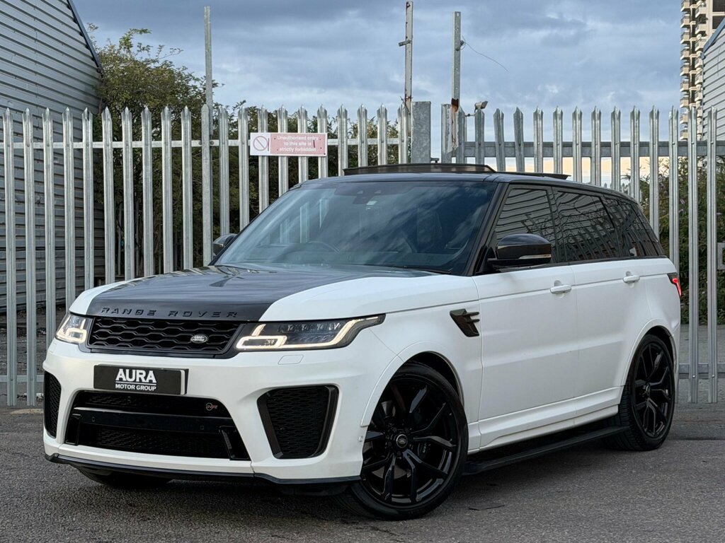 Land Rover Range Rover Sport 5.0 P575 V8 Svr 4Wd Euro 6 Ss White #4