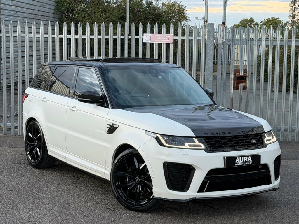 Land Rover Range Rover Sport 5.0 P575 V8 Svr 4Wd Euro 6 Ss White #3