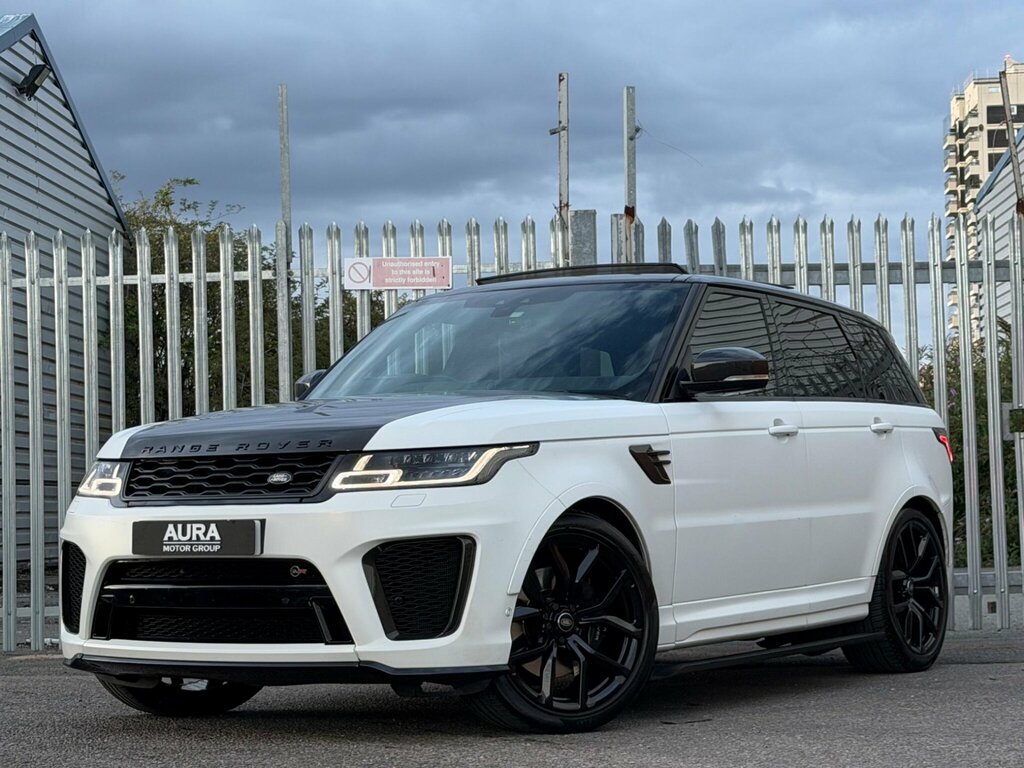 Land Rover Range Rover Sport 5.0 P575 V8 Svr 4Wd Euro 6 Ss White #5