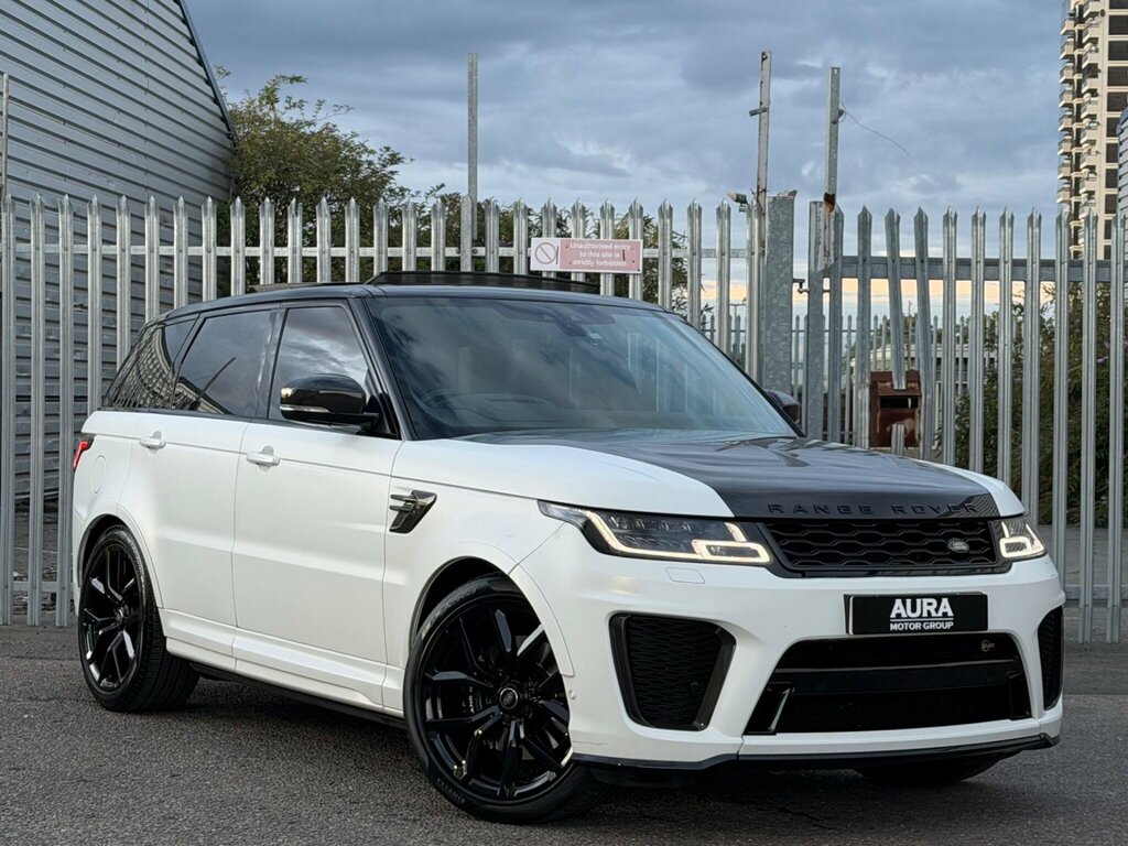 Land Rover Range Rover Sport 5.0 P575 V8 Svr 4Wd Euro 6 Ss White