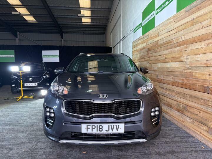 Kia Sportage 1.6 T-gdi Gt-line Euro 6 Silver #2