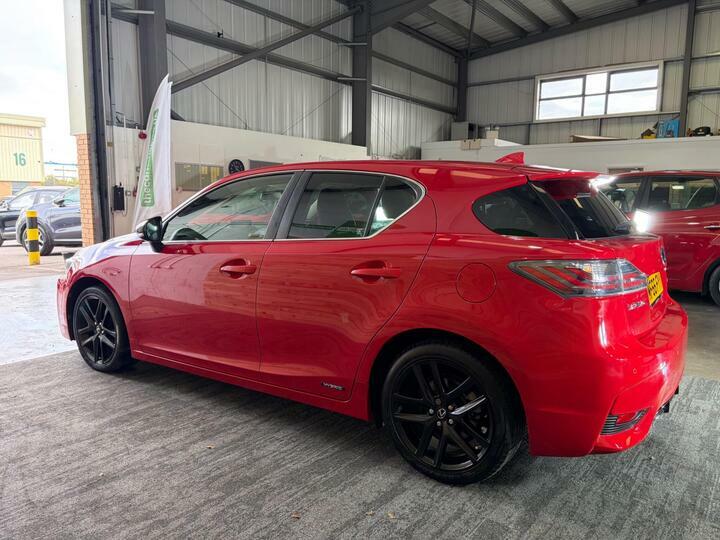 Lexus CT 1.8 200H Sport Cvt Euro 6 Ss Red #3
