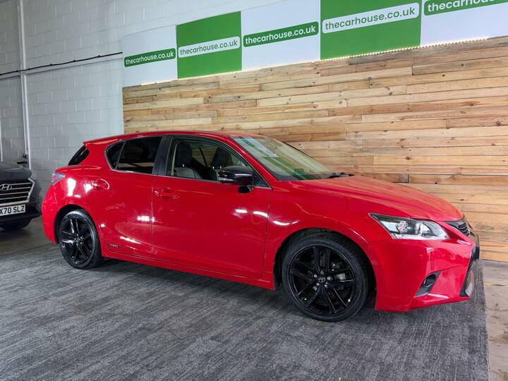 Lexus CT 1.8 200H Sport Cvt Euro 6 Ss Red #4