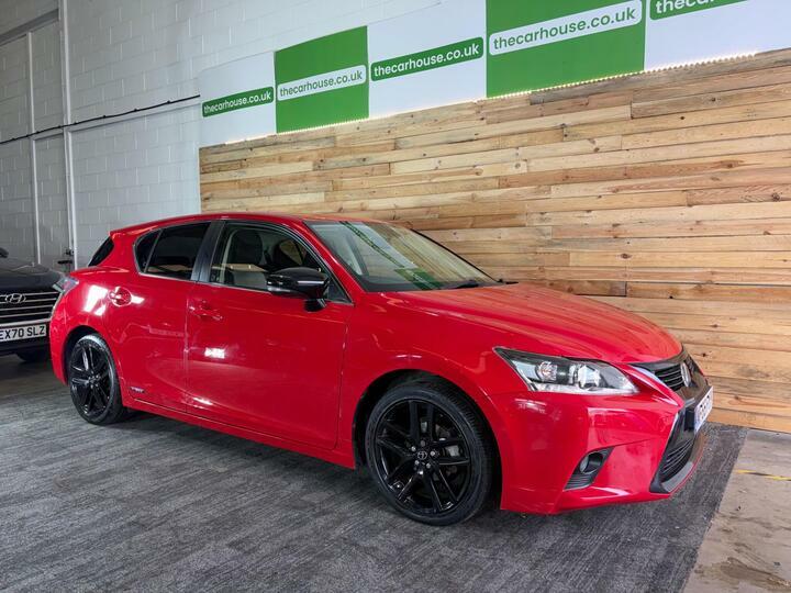 Lexus CT 1.8 200H Sport Cvt Euro 6 Ss Red #5