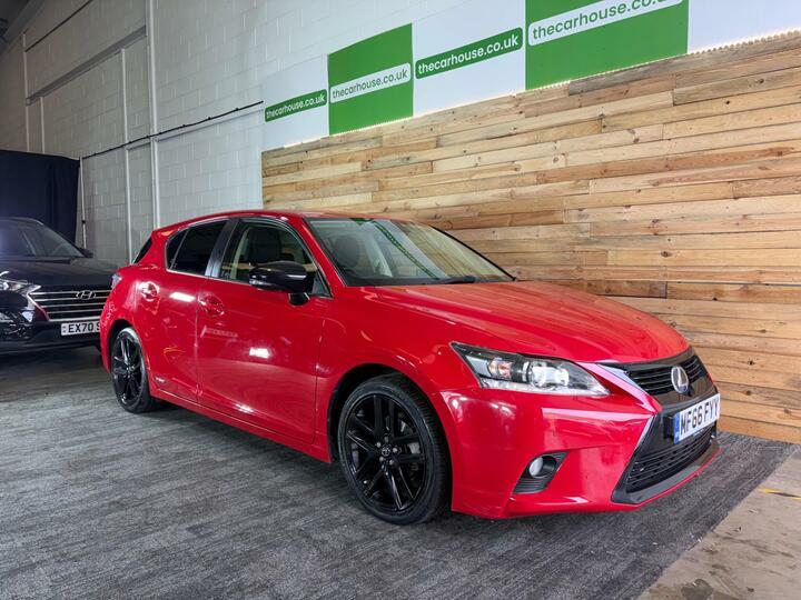 Lexus CT 1.8 200H Sport Cvt Euro 6 Ss Red #6