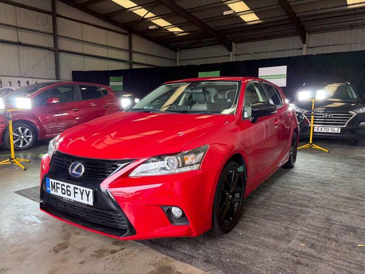 Lexus CT 1.8 200H Sport Cvt Euro 6 Ss Red #2