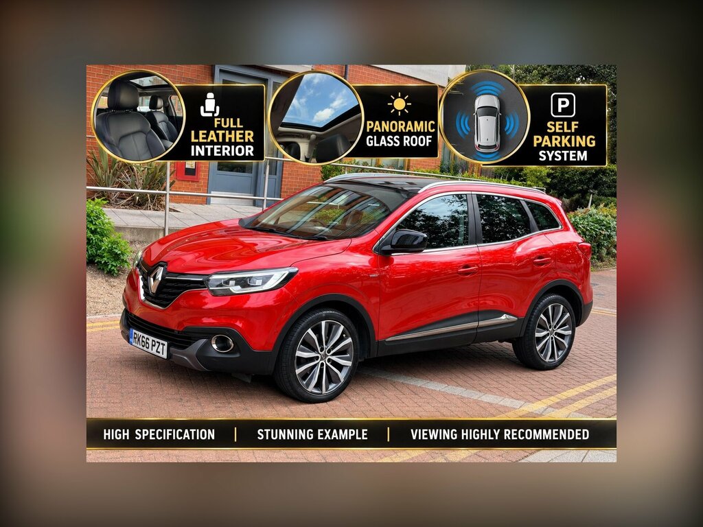 Renault Kadjar 1.5 Dci Signature S Nav Edc Euro 6 Ss Red