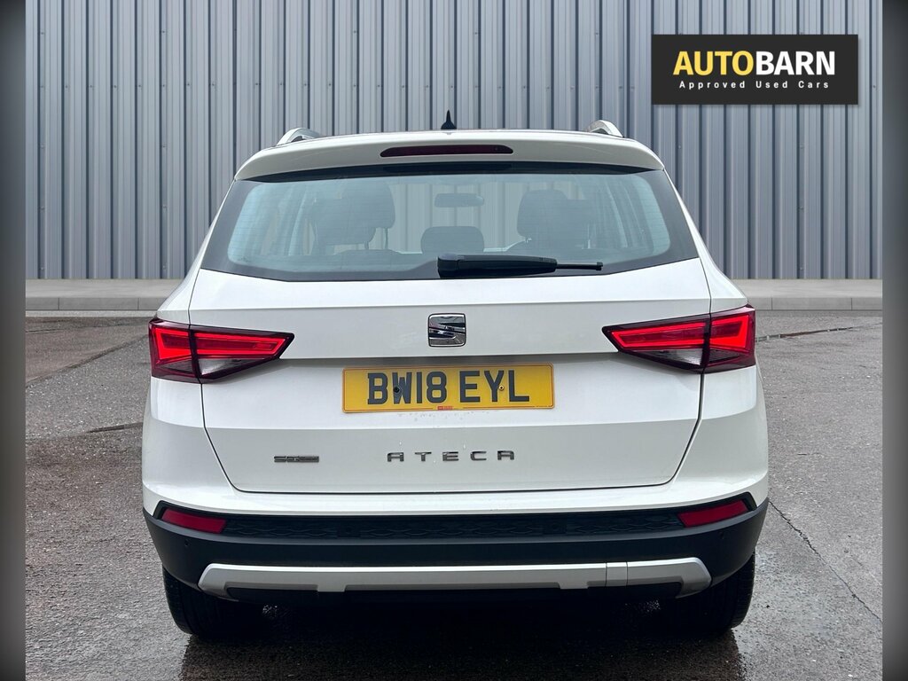 Seat Ateca 1.0 Tsi Ecomotive Se Technology Suv Man BW18EYL White #4