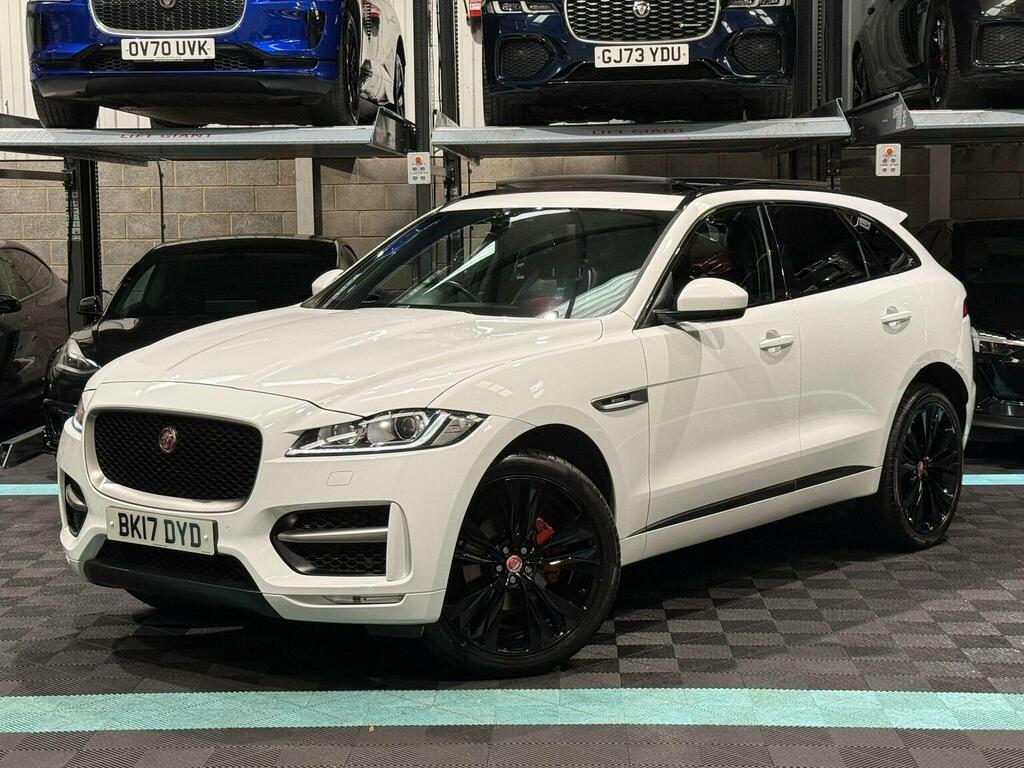 Jaguar F-Pace 2.0 D180 R-sport Awd Euro 6 Ss White #3