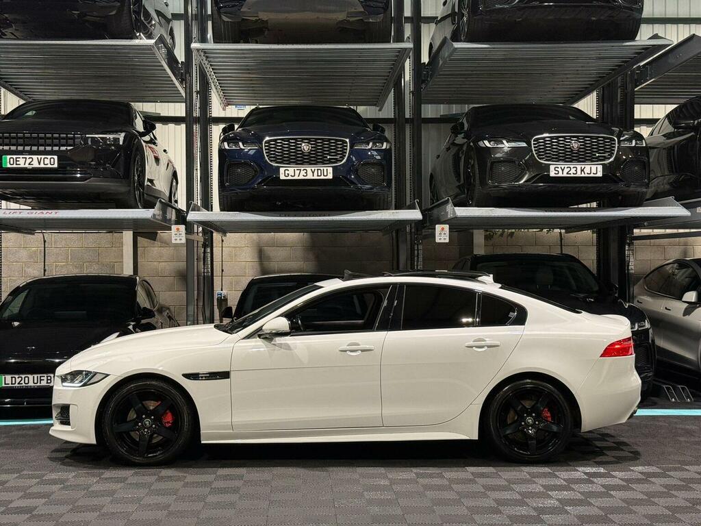 Jaguar XE 2.0D R-sport Euro 6 Ss White #4