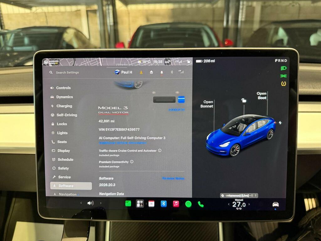 Tesla Model 3 Standard Range Plus Saloon Rwd Black #42
