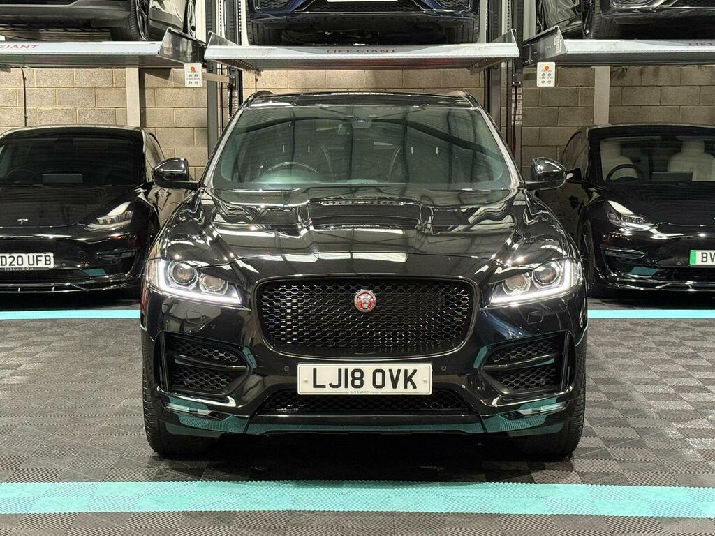 Jaguar F-Pace 2.0 D180 R-sport Awd Euro 6 Ss Black #2
