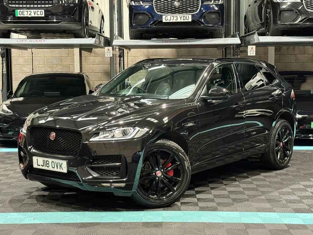 Jaguar F-Pace 2.0 D180 R-sport Awd Euro 6 Ss Black #3