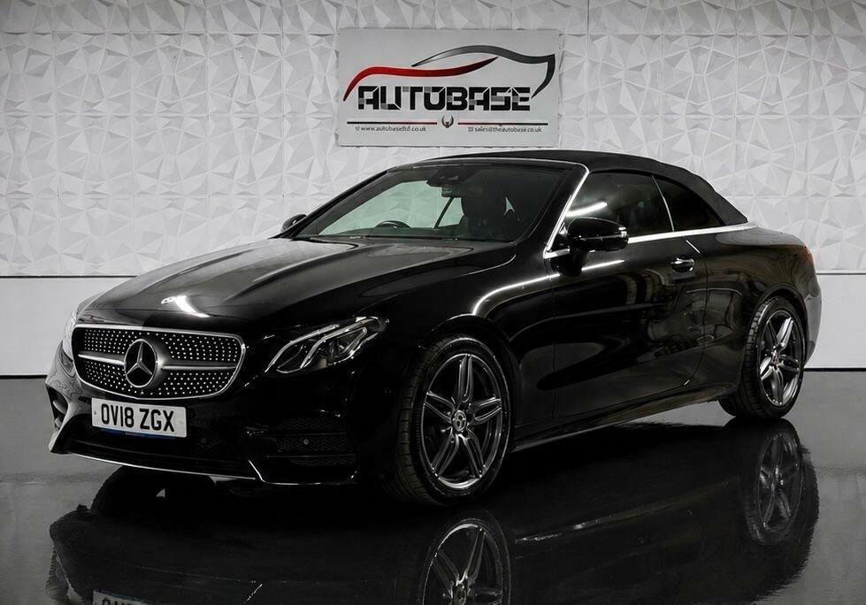 Mercedes-Benz E Class 2.0 E220d Amg Line Premium Cabriolet G-tronic E OV18ZGX Black #5