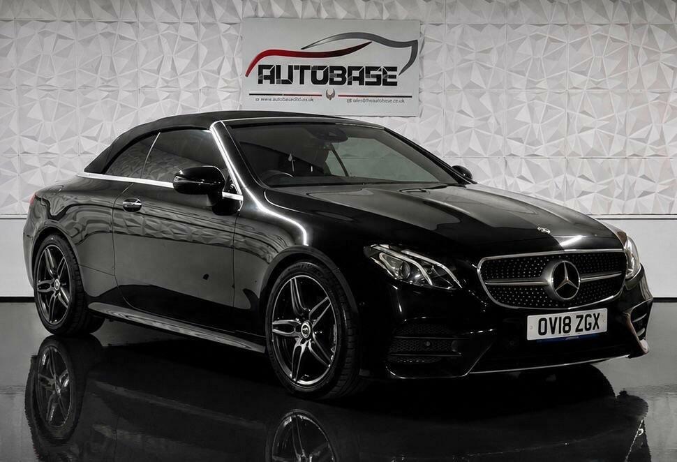 Mercedes-Benz E Class 2.0 E220d Amg Line Premium Cabriolet G-tronic E Black