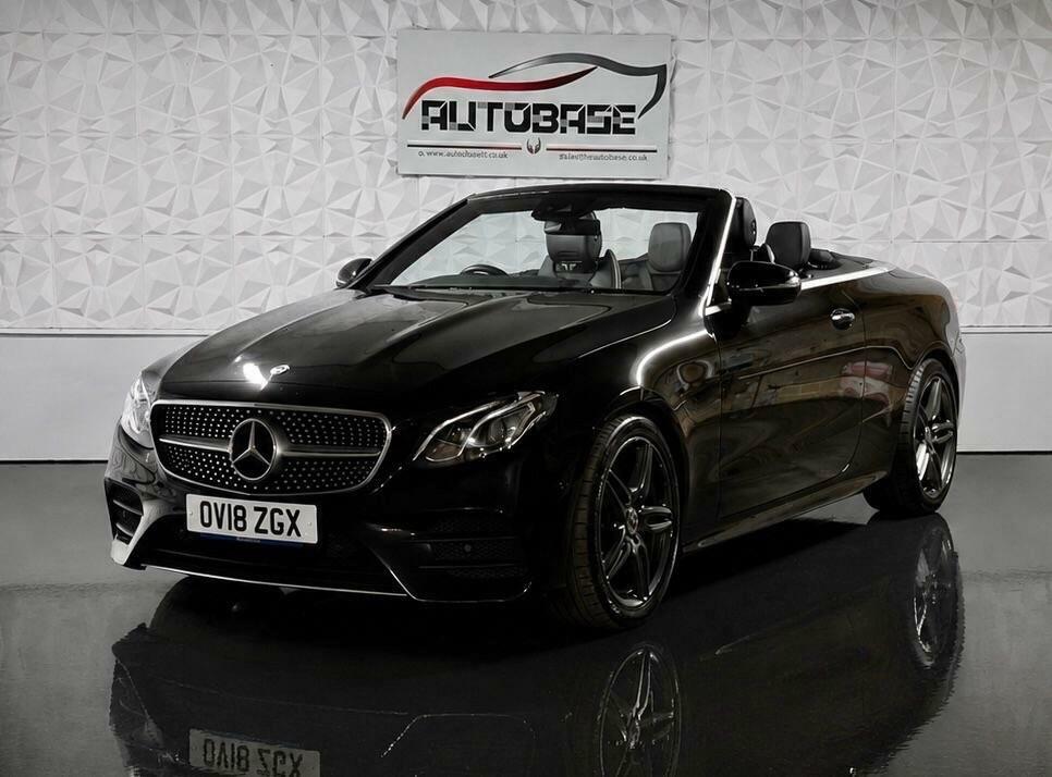 Mercedes-Benz E Class 2.0 E220d Amg Line Premium Cabriolet G-tronic E OV18ZGX Black #6