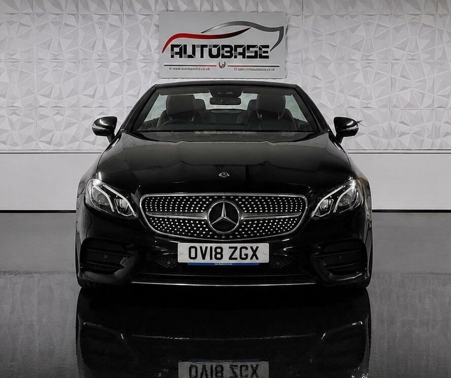 Mercedes-Benz E Class 2.0 E220d Amg Line Premium Cabriolet G-tronic E OV18ZGX Black #4