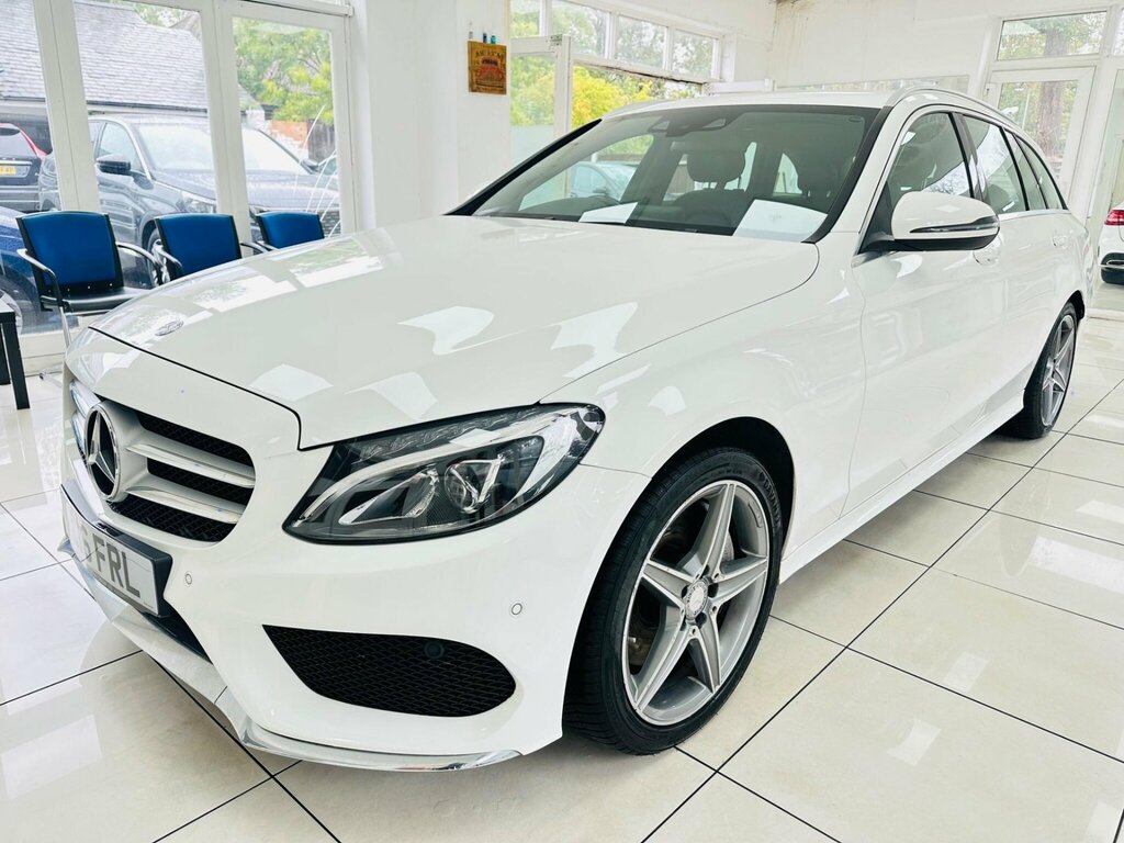 Mercedes-Benz C Class 2.1 C250d Amg Line 7G-tronic Euro 6 Ss White #5
