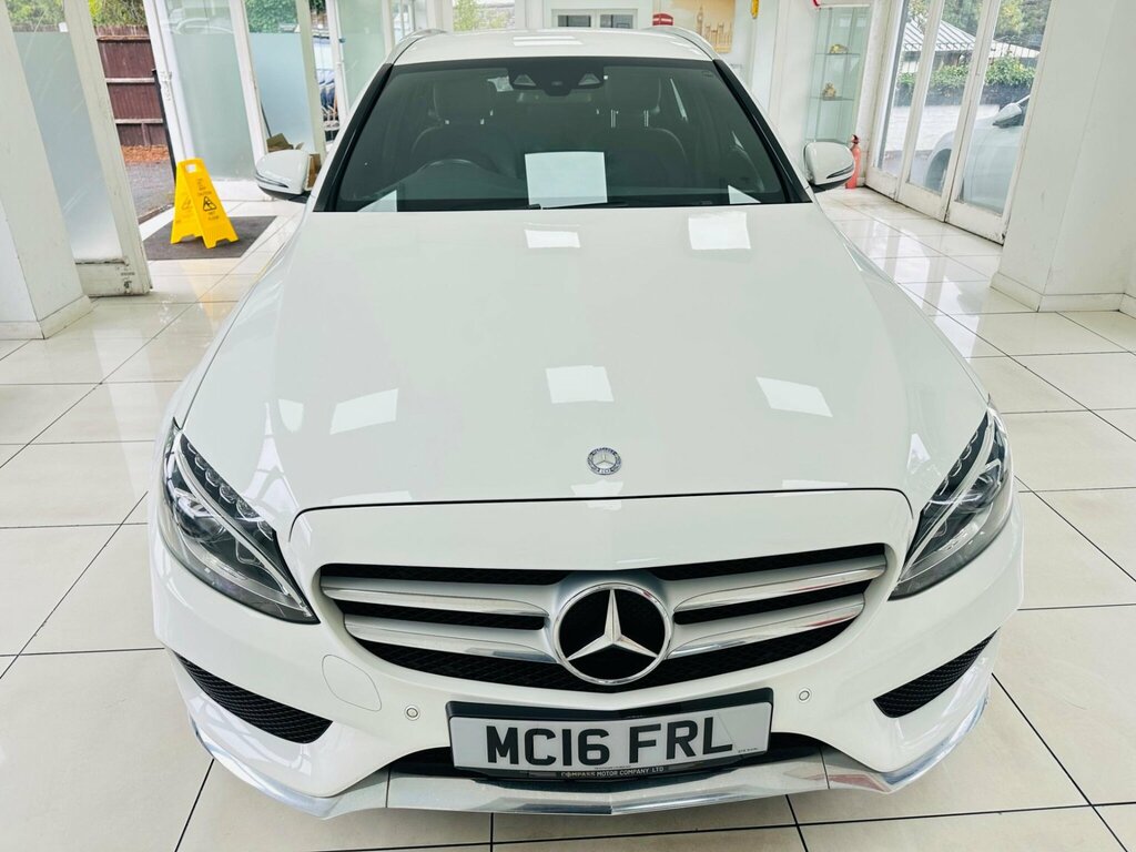 Mercedes-Benz C Class 2.1 C250d Amg Line 7G-tronic Euro 6 Ss White #2