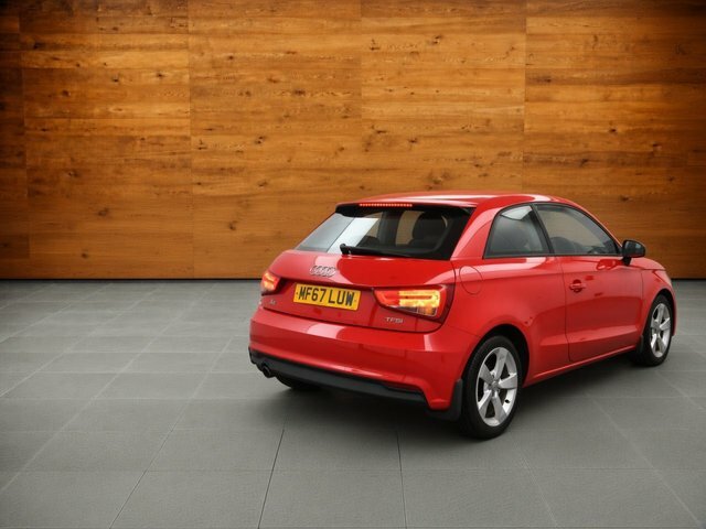 Audi A1 Tfsi Sport Hatchback MF67LUW Red #3