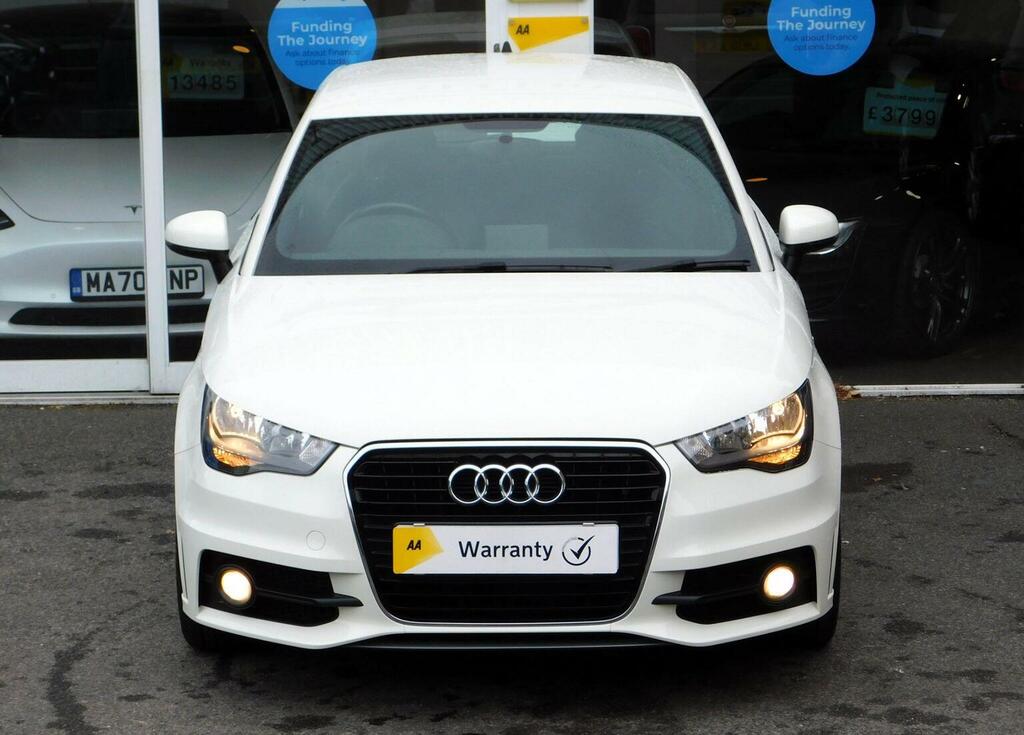 Audi A1 Hatchback 1.4 Tfsi S Line Sportback S Tronic Euro White
