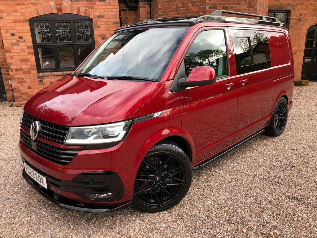 Volkswagen Transporter 2.0 Tdi T30 Highline Panel Van Dsg Fwd Red #4