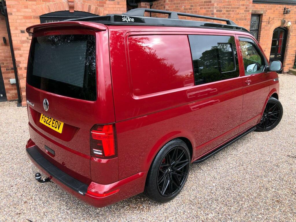 Volkswagen Transporter 2.0 Tdi T30 Highline Panel Van Dsg Fwd Red #2