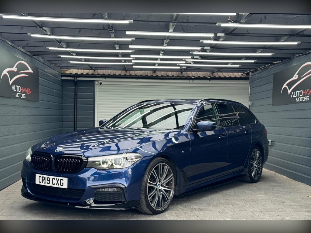 BMW 5 Series 3.0 540I Gpf M Sport Touring Xdrive Euro 6 S Blue #4
