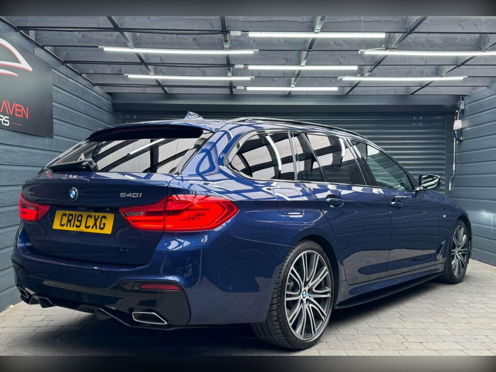 BMW 5 Series 3.0 540I Gpf M Sport Touring Xdrive Euro 6 S Blue #5