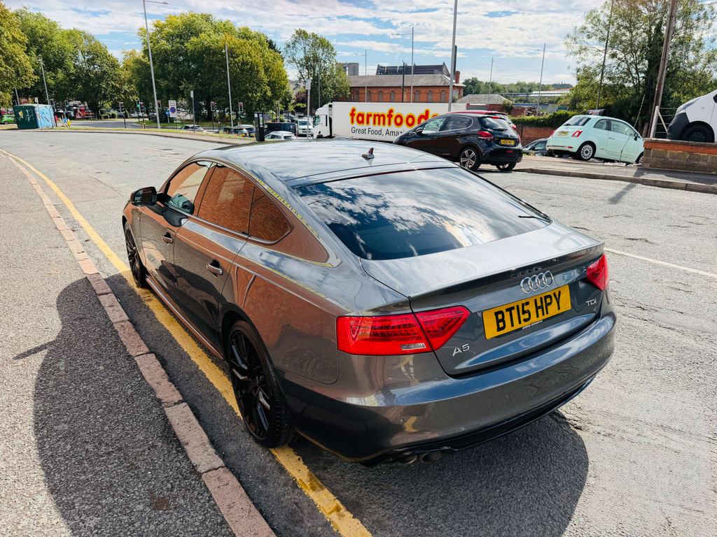Audi A5 Sportback Tdi Black Edition Cvt Grey #6