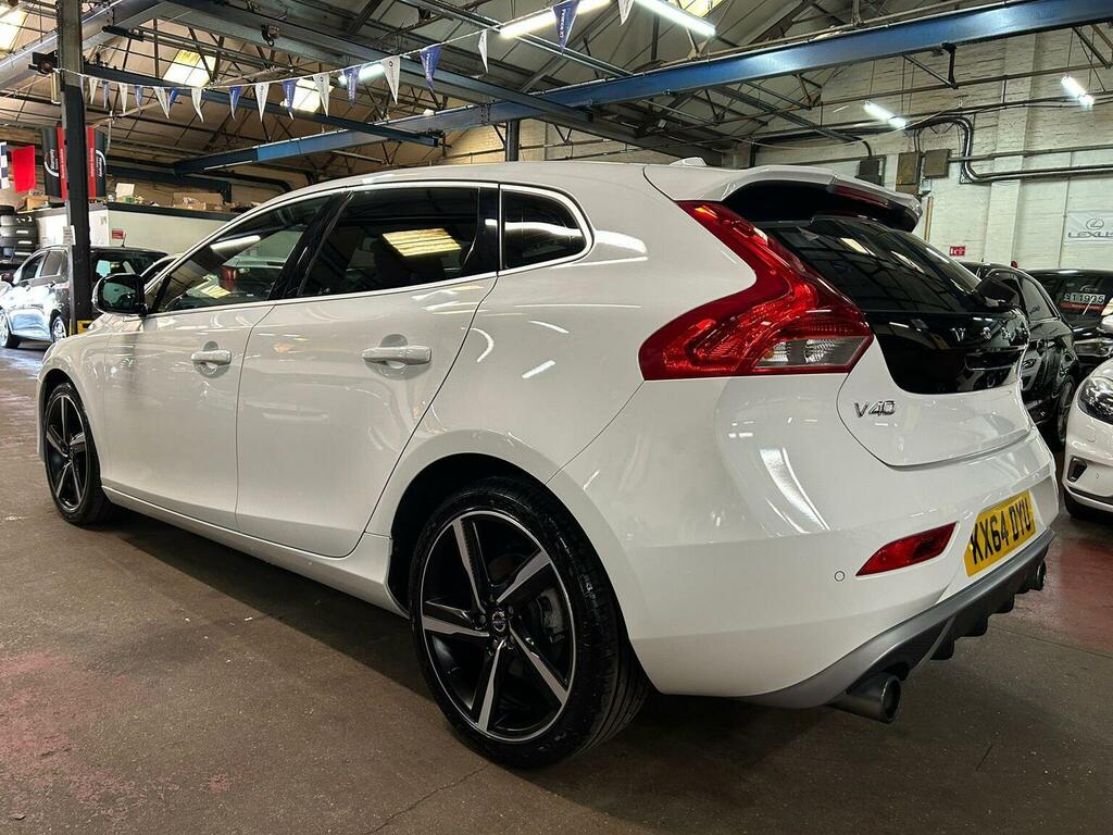 Volvo V40 2.0 T5 R-design Lux Nav Euro 6 Ss White #4