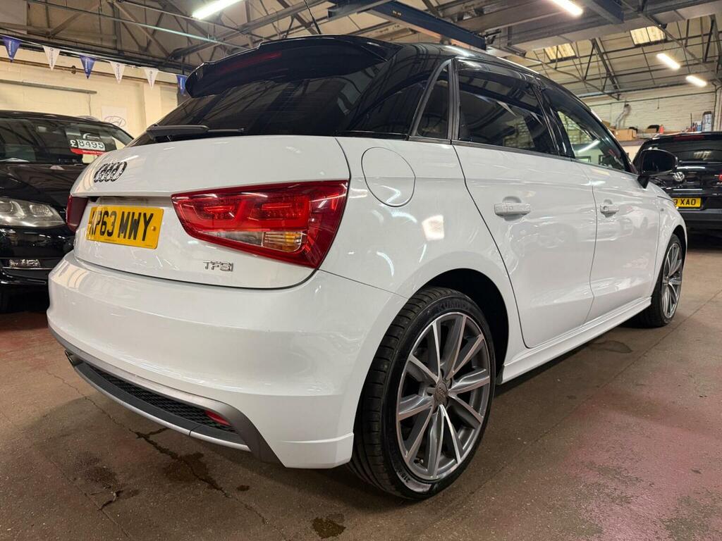 Audi A1 1.4 Tfsi Cod S Line Sportback S Tronic Euro 5 Ss KP63MWY White #3