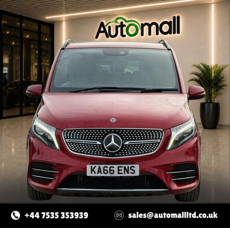 Mercedes-Benz V Class 2.2 Amg Line G-tronic Euro 6 Ss 7 Seat Red #3