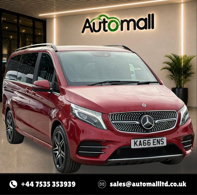 Mercedes-Benz V Class 2.2 Amg Line G-tronic Euro 6 Ss 7 Seat Red #2