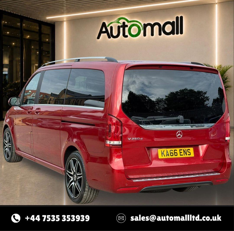 Mercedes-Benz V Class 2.2 Amg Line G-tronic Euro 6 Ss 7 Seat Red