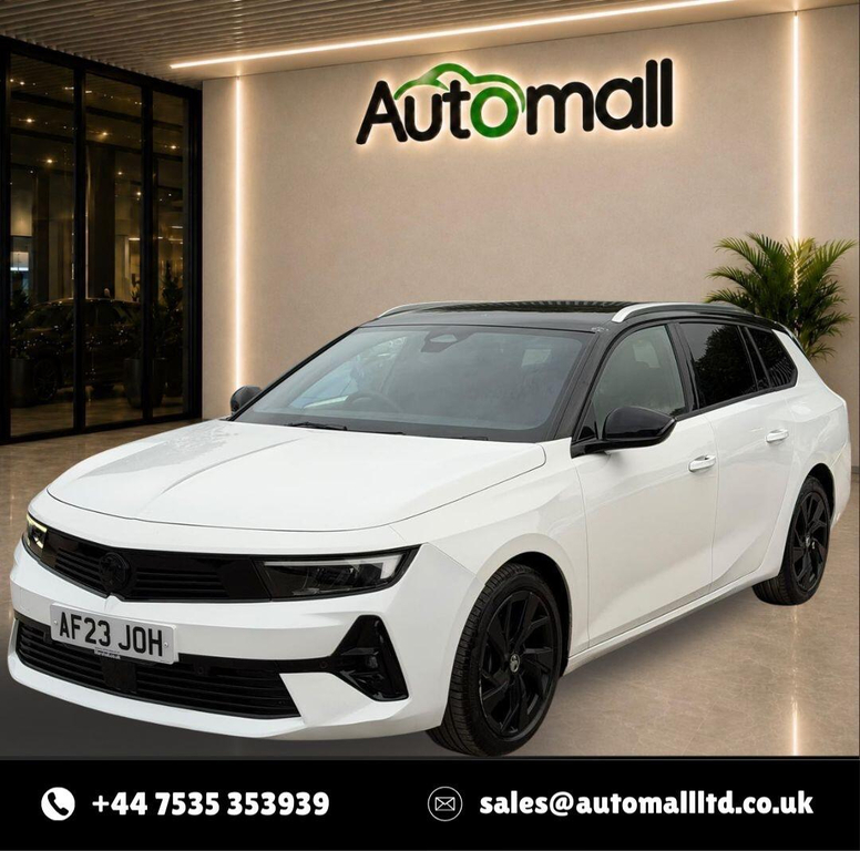Vauxhall Astra 1.2 Turbo Gs Sports Tourer Euro 6 Ss White #6