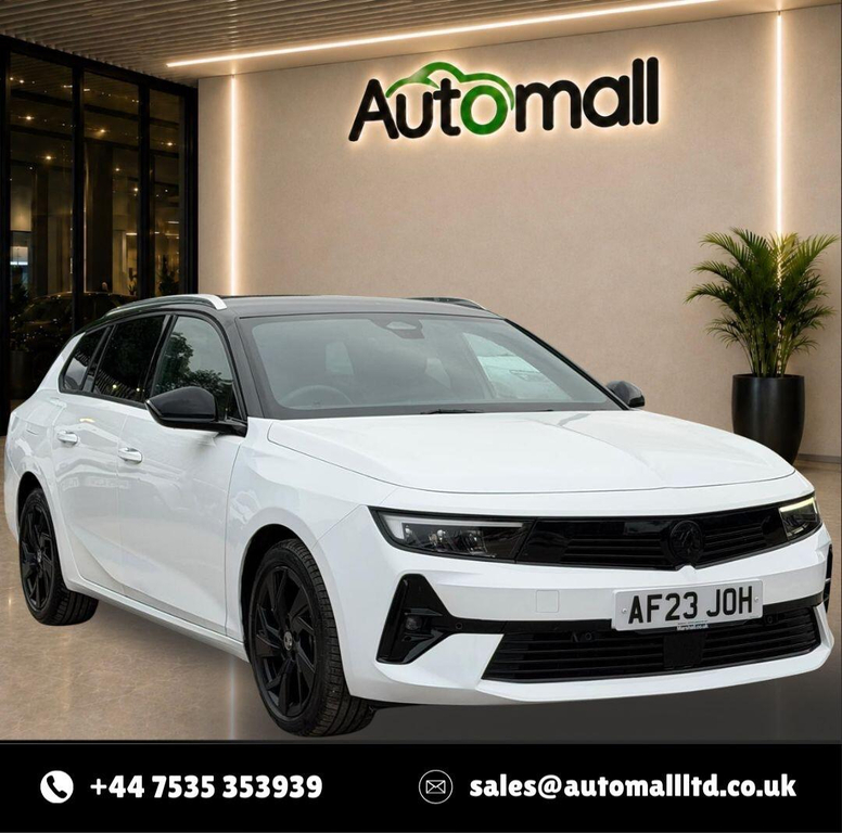 Vauxhall Astra 1.2 Turbo Gs Sports Tourer Euro 6 Ss White #3