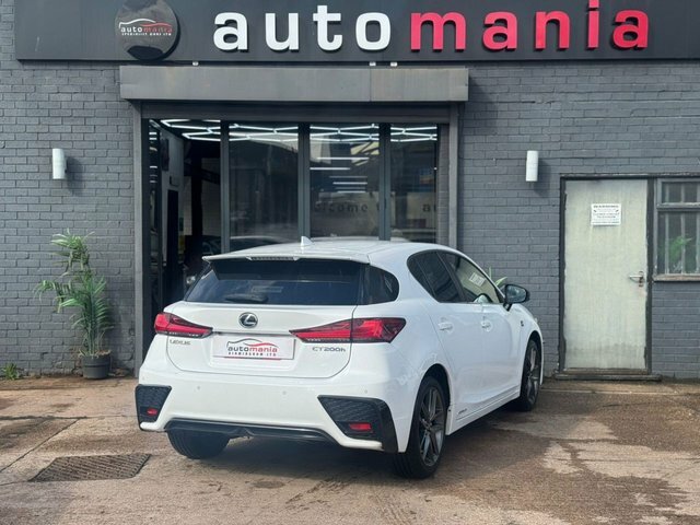 Lexus CT 200H F Sport Hatchback FP67VKU White #5