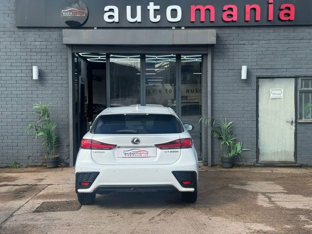 Lexus CT 200H F Sport Hatchback FP67VKU White #4