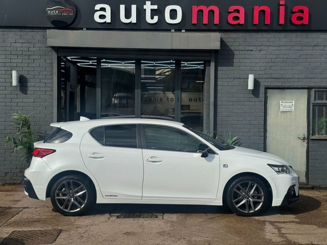 Lexus CT 200H F Sport Hatchback FP67VKU White #3