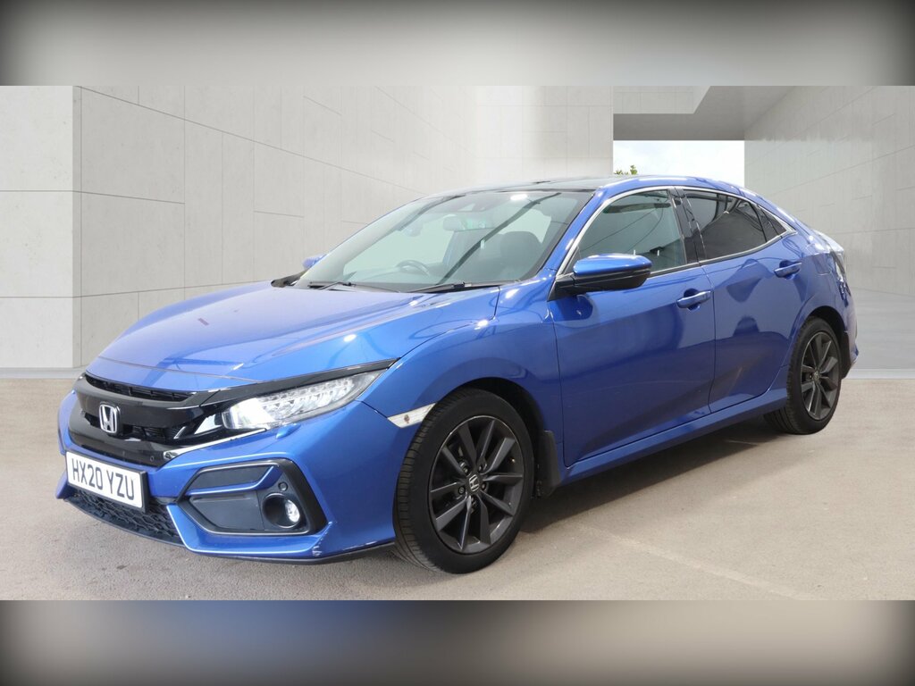Honda Civic 1.0 Vtec Turbo Ex Hatchback Cvt Euro 6 Blue #5
