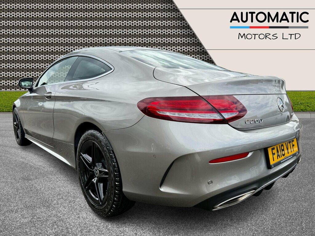 Mercedes-Benz C Class 1.5 C200 Mhev Amg Line Premium Coupe Silver #2