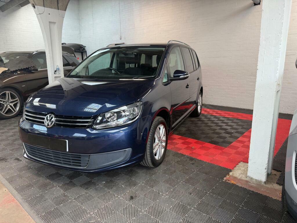 Volkswagen Touran 1.6 Tdi Se Euro 5 Blue #3