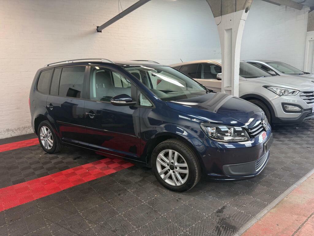 Volkswagen Touran 1.6 Tdi Se Euro 5 Blue #4