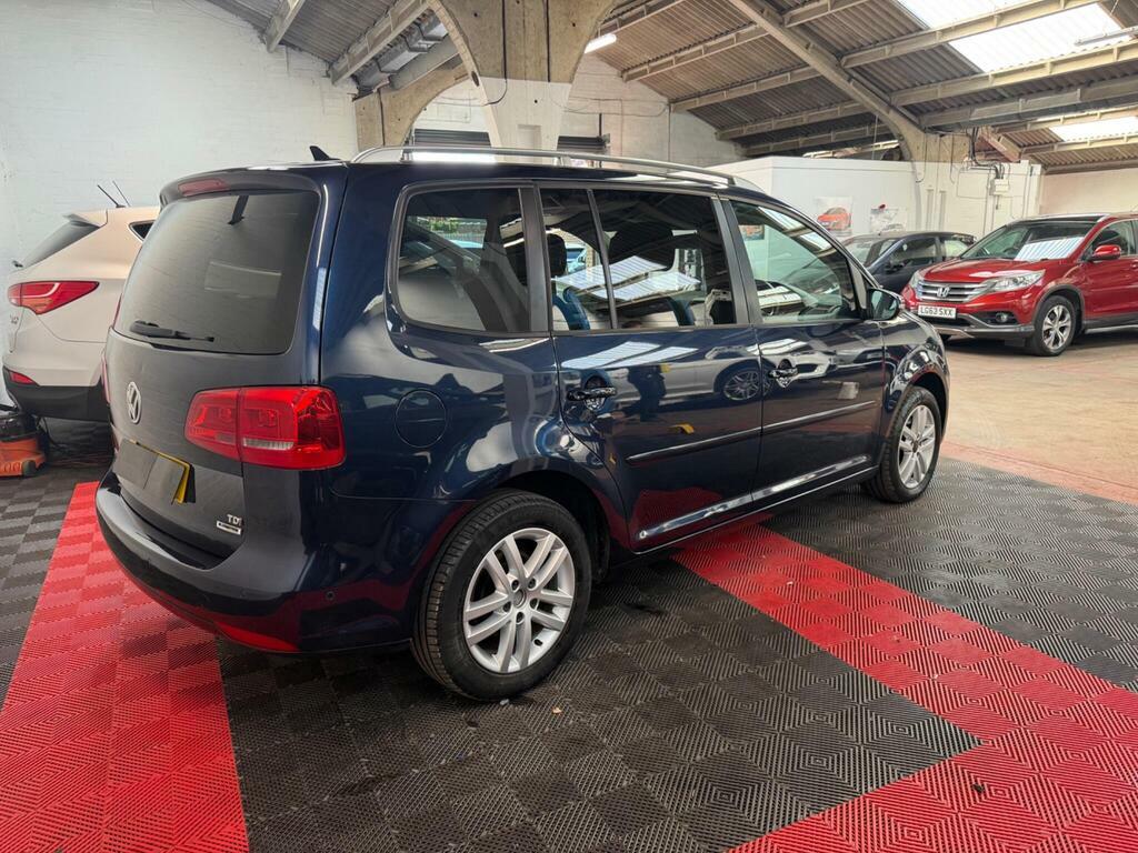 Volkswagen Touran 1.6 Tdi Se Euro 5 Blue #6