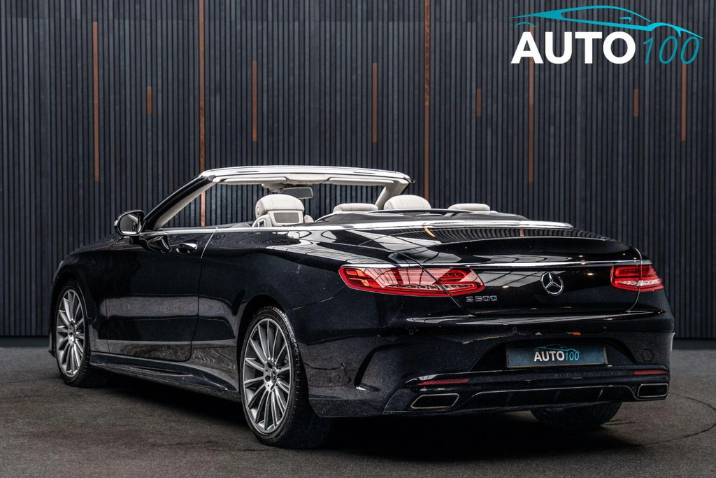 Mercedes-Benz S Class 4.7 S500 V8 Amg Line Premium Cabriolet G-tronic Black #3