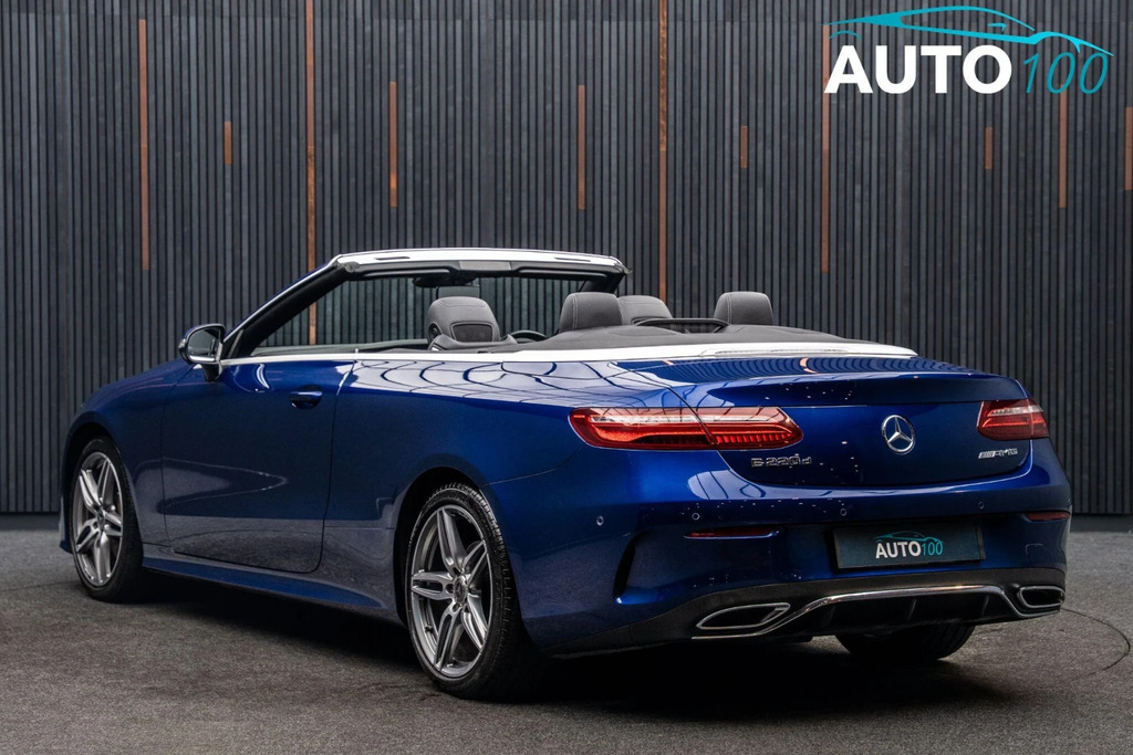 Mercedes-Benz E Class 2.0 E220d Amg Line Cabriolet G-tronic Euro 6 Ss Blue #3